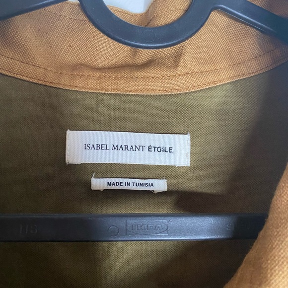 * HOST PICK* Isabel Marant Etoile IPA cotton linen front placket blouse 40 - Picture 6 of 8